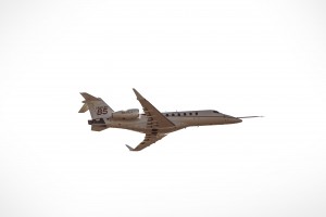 Le Learjet 85 en vol.