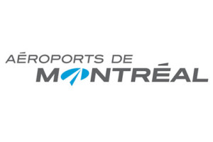 Logo Aéroports de Montréal.