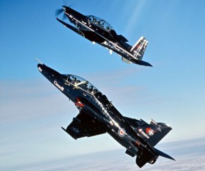 NFTC Beech T-6 and BAE Hawk aircraft