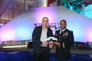 IAI’s president and CEO Mr. Joseph Weiss and Commander Lieutenant Colonel Allen Garrison (DCMA) aside the T-38 wing.JPG