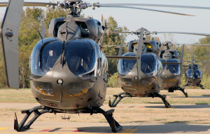 UH-72A Lakotas on flightline at Airbus Helicopters Inc. in Columbus, Miss..jpg