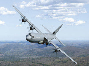 Lockheed martin C-130J Hercules.