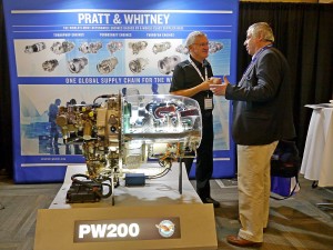 Stand Pratt & Whitney Canada. Photo: Daniel Bordeleau.