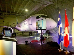Bombardier CS100 Photo: Philippe Cauchi.