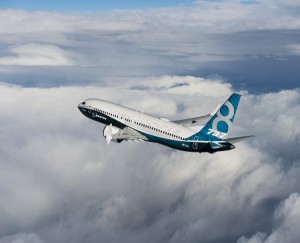 Vol inaugural du 737MAX8. Photo: Boeing.