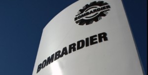 Logo Bombardier incurvé