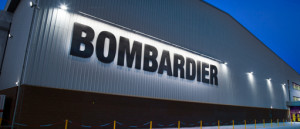 Logo Bombardier éclairée