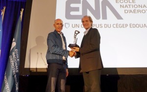 Yves Rossy et Robert Piché. Photo: ÉNA.