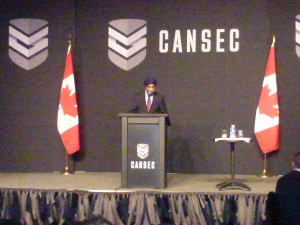 Honorable Harjit Singh Sajjat, Canada’s Minister of National Defence. Photo: Philippe Cauchi
