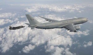 A330MRTT and F-35B. Photo: Ministry of Defense.