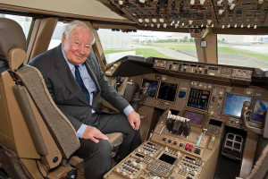 Joe Sutter Cockpit Boeing 747. Photo: Boeing. 