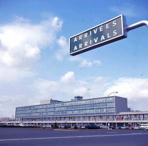 L'aéroport de Dorval dans les années 1960. 