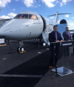 David Coleal, Président, Bombardier, avions d'affaire. Photo: Philippe Cauchi.