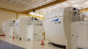 CAE T-44C Row of FTD at NAS Corpus Christi. Photo: CAE.
