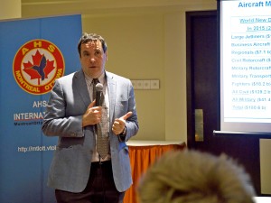 AHS Richard Aboulafia Event at Montréal Airport Sheraton. Photo: Daniel Bordeleau.