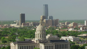 View of Oklahoma City. 