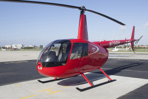 University of North Dakota Robinson R44. Photo: Robinson Helicopter.