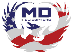 Logo MD Helicopters.
