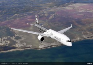 Airbus A350 XWB. Photo: Airbus Industrie.
