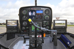 Robinson R66 Newscopter Forward Cabin. Photo: Robinson Heicopters.